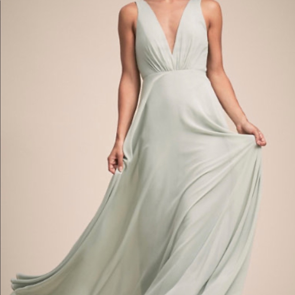 Jenny Yoo Ryan Dress size 8 in Morning Mist